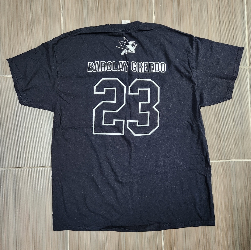 San Jose Sharks Star Wars Night 2019 Barclay Greedo T-Shirt - BLACK XL - Picture 2 of 7
